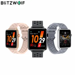 Blitzwolf bw-hl1pro smartwatch 1. 54inch full-touch screen smart watch 24h heart rate blood pressure oxygen monitor music control 1 Item image