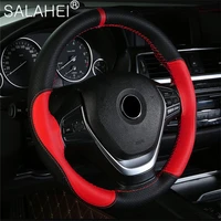 car steering wheel cover super fiber leather hand stitch grip steering wheel cover case universal car protector accessories