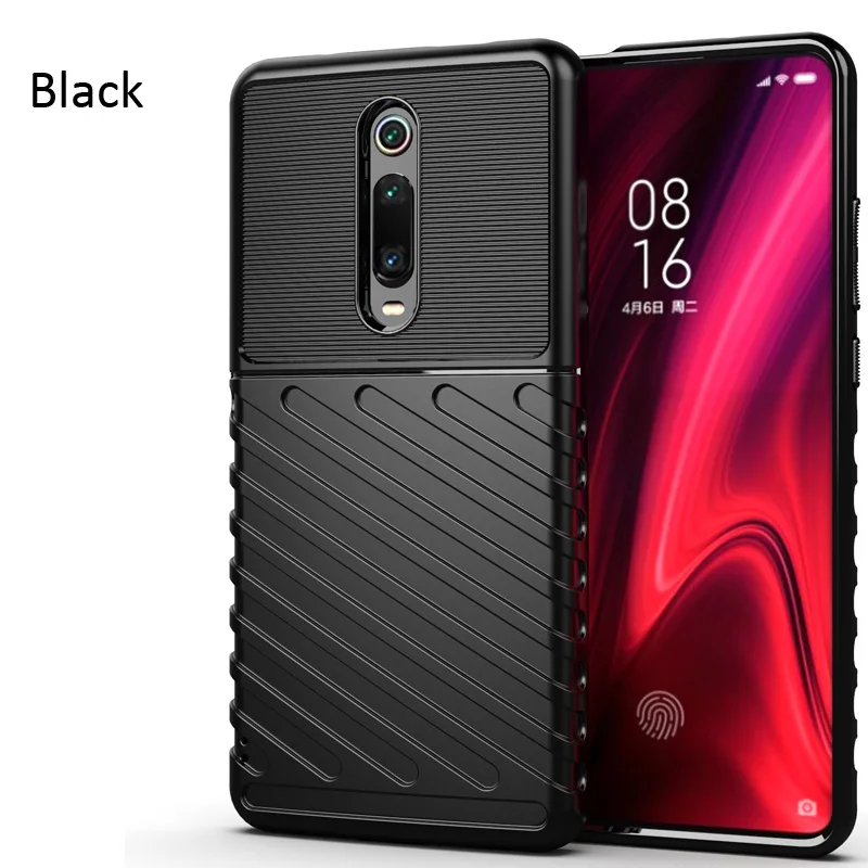 Black Прочный защитный чехол для Xiaomi mi 9T Pro Defender Armor ударопрочный чехол для Red mi K20 Pro - Цвет: Black