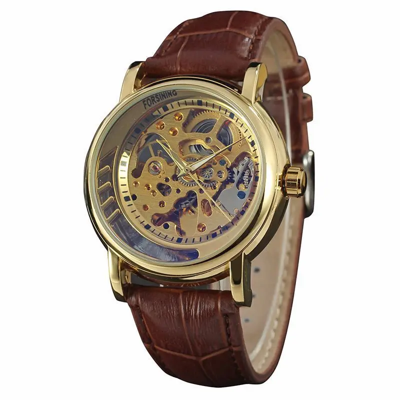 

Forsining293 Movement Men's Fully Automatic Strap Business Machinery Watch