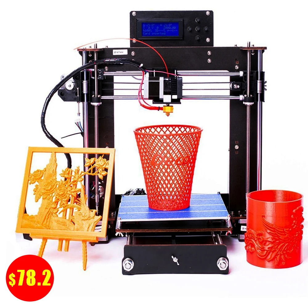 Горячая Модернизированный полный качественный высокоточный Reprap Prusa i3 DIY 3d принтер для моделирования Великобритании США