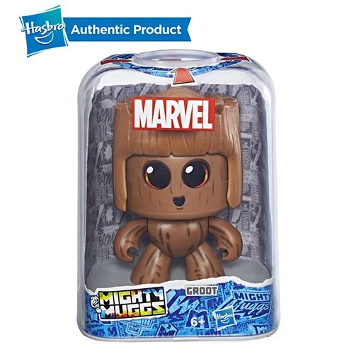 4 Hasbro Мстители Marvel Mighty Muggs Капитан Америка Человек-паук Халк Грут 3 мимики Коллекционная фигурка игрушка подарок - Цвет: 4
