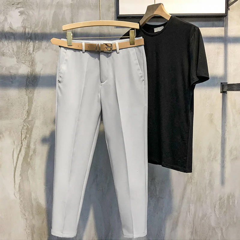 

Pants Men's Casual Straight Pants Korean Fashion Versatile Men's Suit Pants Vertical Pants Men's Versatile