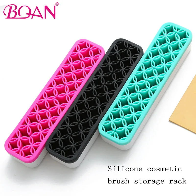 1 шт. силиконовый держатель для ручек BQAN ногтей органайзер демонстрационная