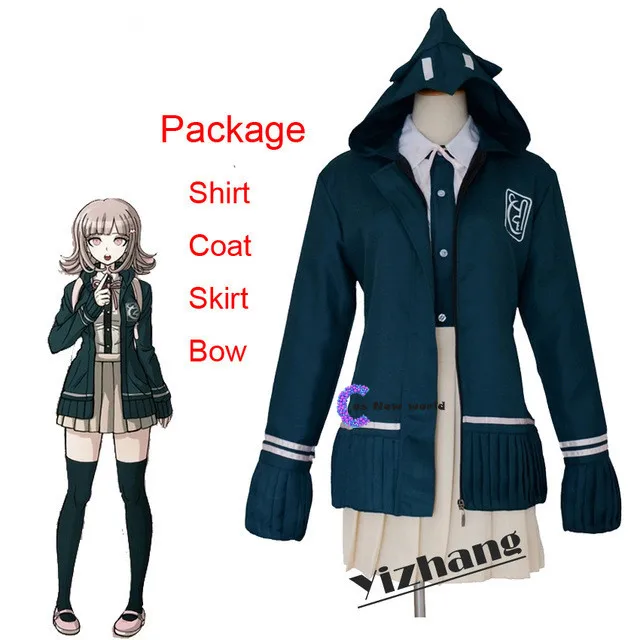 Аниме Danganronpa 2 Nanami Chiaki Коидзуми Mahiru Mikan Tsumiki Косплэй костюм Mioda Униформа Ибуки