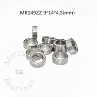 miniature bearing 10pcs mr149zz 9144 5mm free shipping chrome steel metal sealed high speed mechanical equipment parts