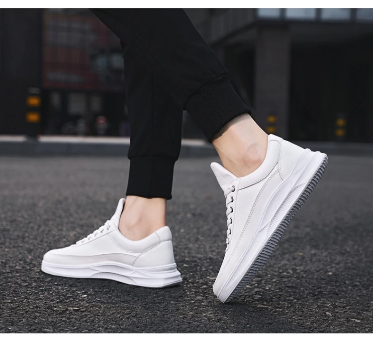 Мужская Белая обувь; удобная обувь на шнуровке; tenis masculino; высокое качество; zapatillas hombre deportiva; мужская повседневная обувь