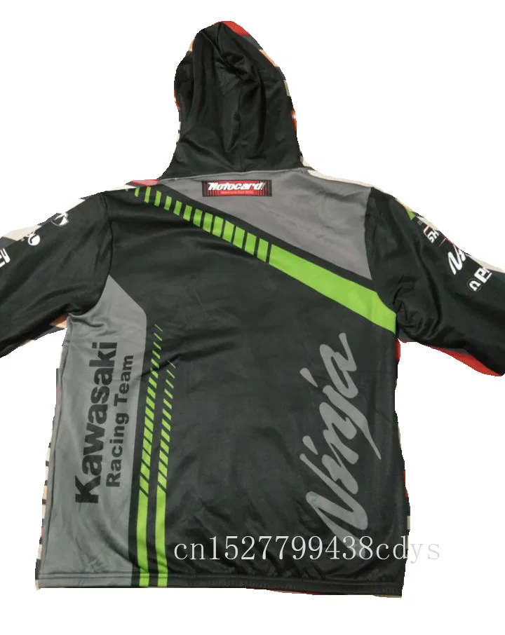 Новое поступление moto Kawasaki ninja zx-10rr zx10rr свитшоты мотоциклиста мягкая ткань куртка