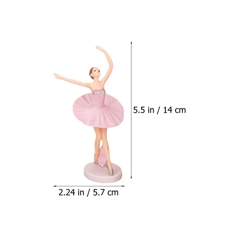 

9Pcs Ballerina Ornaments Ballet Girl Dolls Ballerina Cupcake Toppers Home Decor Miniatures Girls Birthday Party Cake Toppers