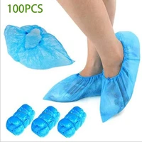 household indoor disposable shoe covers 100 pieces plastic boys and girls rainproof waterproof cover rainproof shoe cover