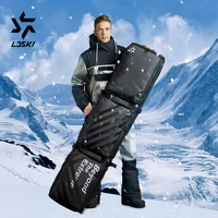 wheeled ski bag snowboard bag tpu coated heavy duty outdoor 2021 ldski luxury series winter sports bag boot helmet multi sub sac