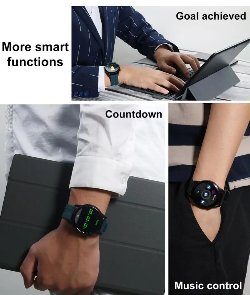 

Brand i9 Sports Smart Watch Men Women Music Blood Pressure Heart Rate Monitor 3D speaker IP67 Waterproof Smart Watch Wearable