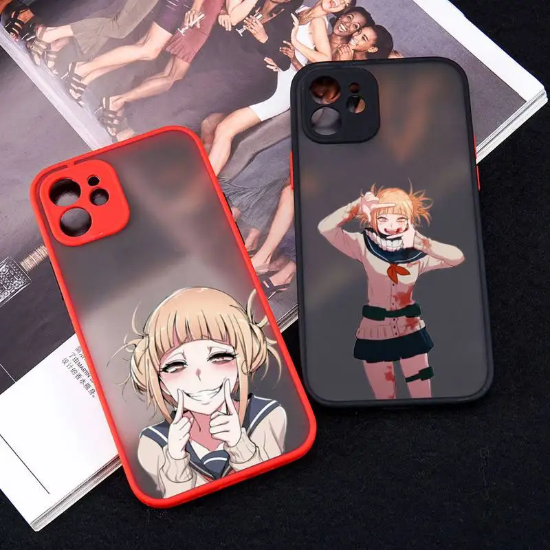 

Himiko Toga My hero academia Phone Case matte transparent For iphone 11 12 13 6 s 7 8 plus mini x xs xr pro max cover