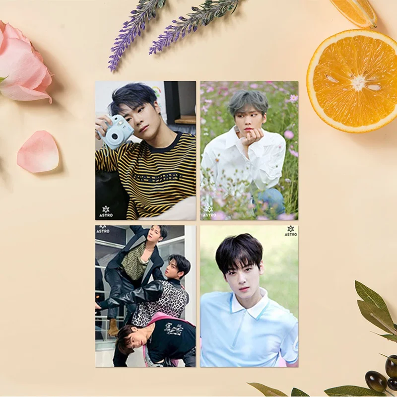16 шт./компл. Kpop ASTRO мини-альбом синее пламя Фотокарточка карта души Persona альбом