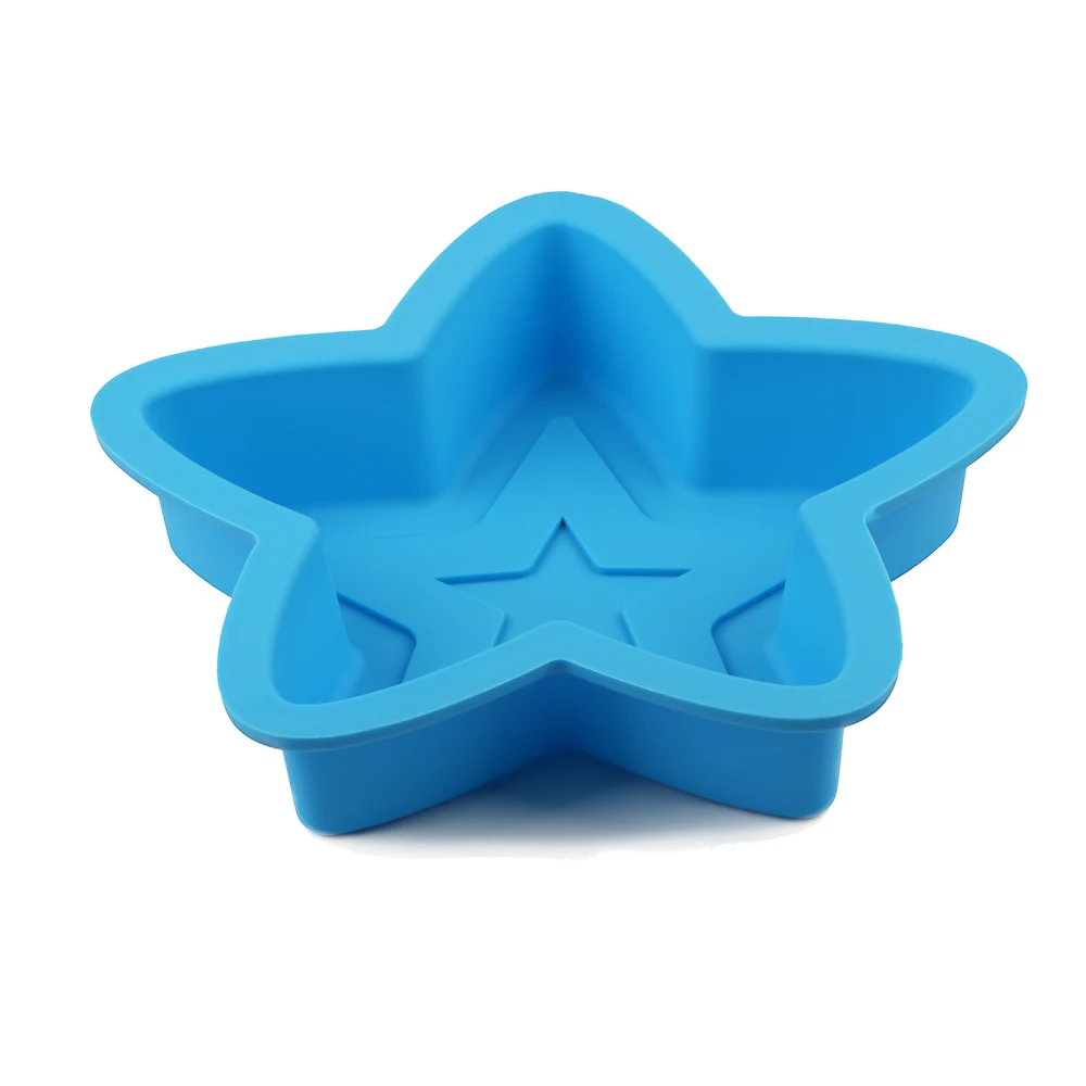 Силиконовая форма для выпечки пятиконечная звезда торта инструменты в духовке