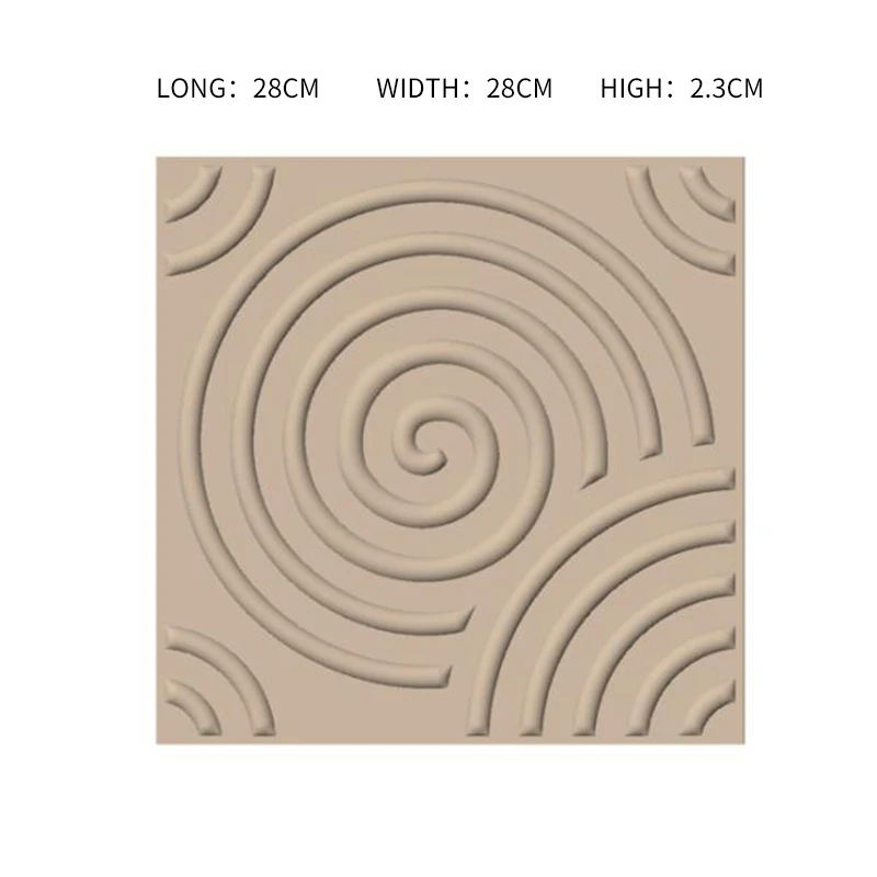Sombra creativa estereoscópica cemento pared molde Decoration Fondo pared azulejo molde pasta tipo pared azulejo руководство molde - Цвет: Белоснежный