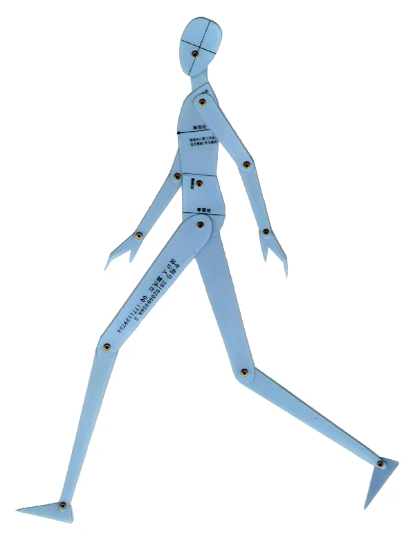 2Pcs Fashion Ruler Set Clothing Design Human Body Drawing Template Men's Figure Combination Board | Канцтовары для офиса и