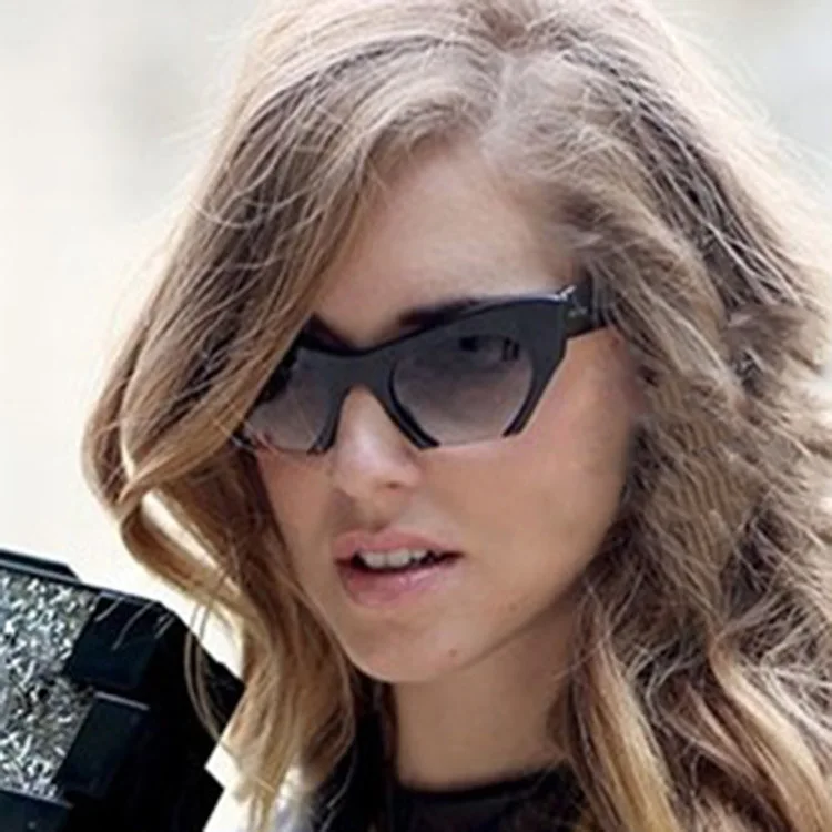 Женские солнцезащитные очки с полым бантом градиентные черные розовые конфетных