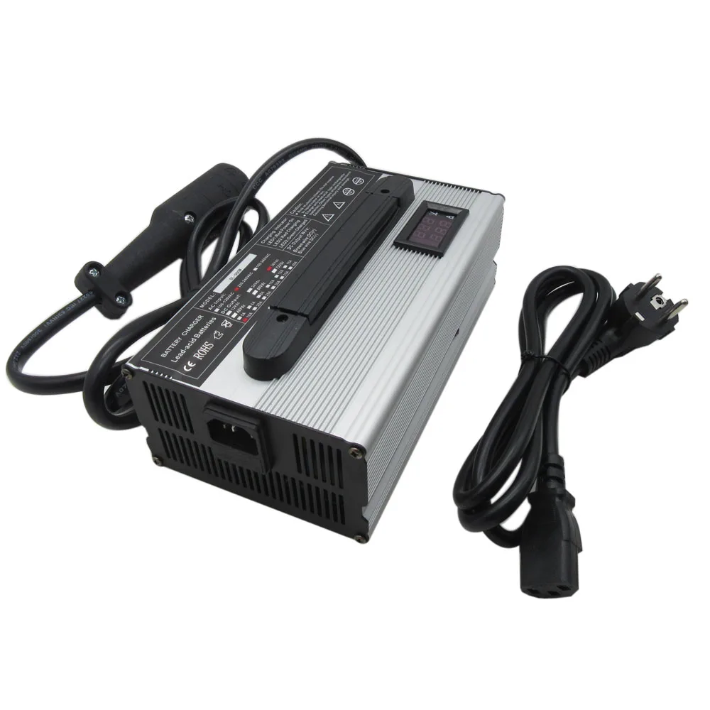900W 24V 36V 48V 60V 72V LiFePO4 Battery Charger 29.2V 25A 43.8V 20A 58.4V 15A 73V 12A 87.6V 10A Golf Cart Forklift EZGO | Электроника