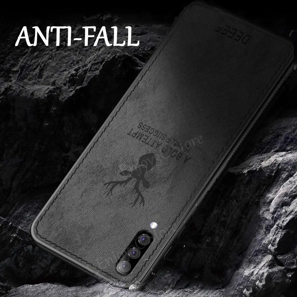 Мягкий тканевый чехол для Samsung M30S A10S A20S A30S A40S A50S роскошный с оленем Galaxy A10 A20 A30 A40 A50