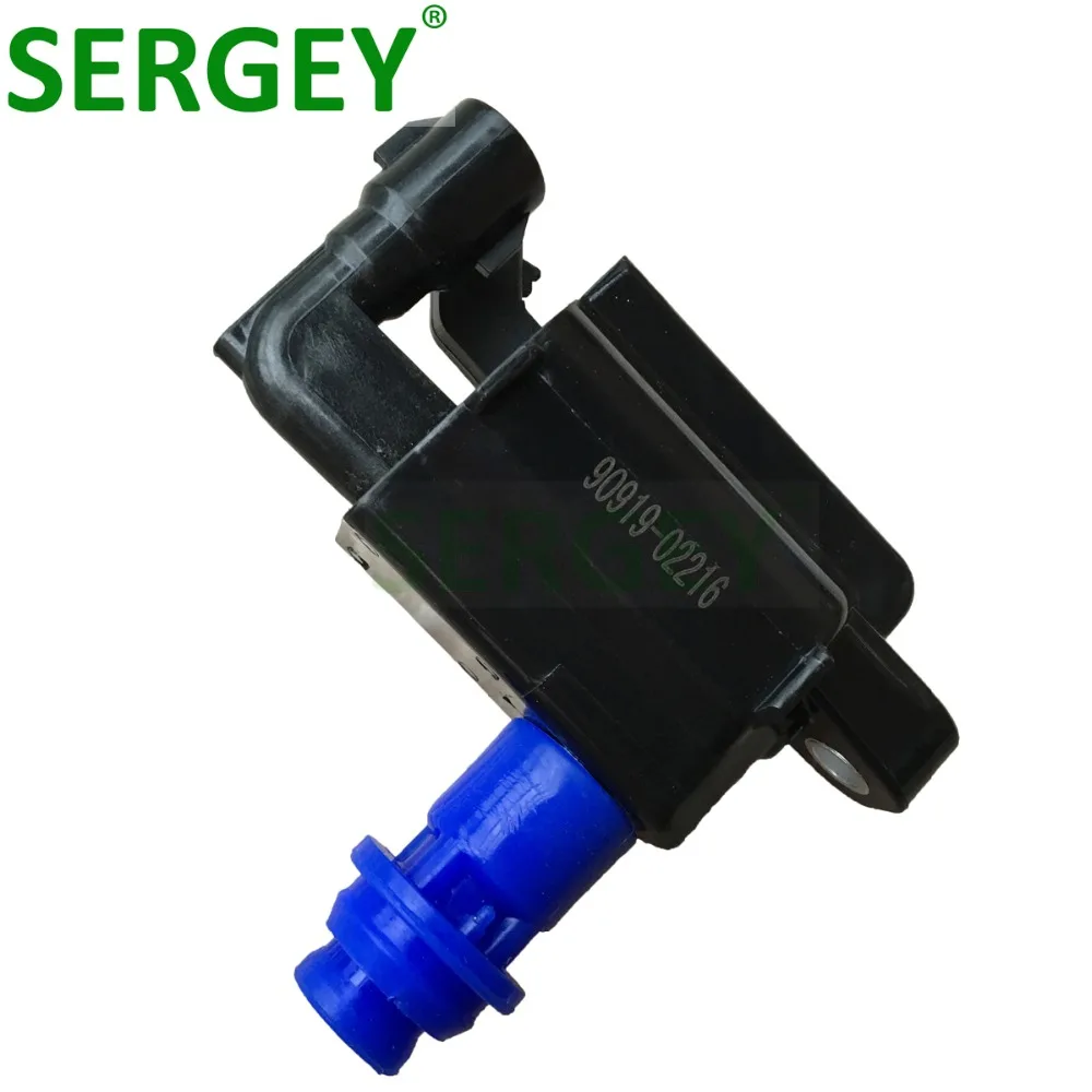 3 шт./лотковая Автомобильная Катушка зажигания 90919 02216 мкФ 228 UF228 5C1189 C1153 для Тойота