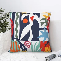 inspired by matisse square pillowcase cushion cover cute home decorative polyester pillow case sofa seater simple 4545cm