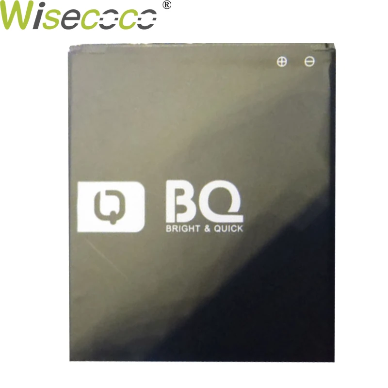 Черный Wisecoco BQS5050 2500 мАч 3,8 в батарея для BQ BQS 5050 BQ-5050 BQS-5050 Strike Selfie Phone Замена батареи+ номер отслеживания - Цвет: Черный