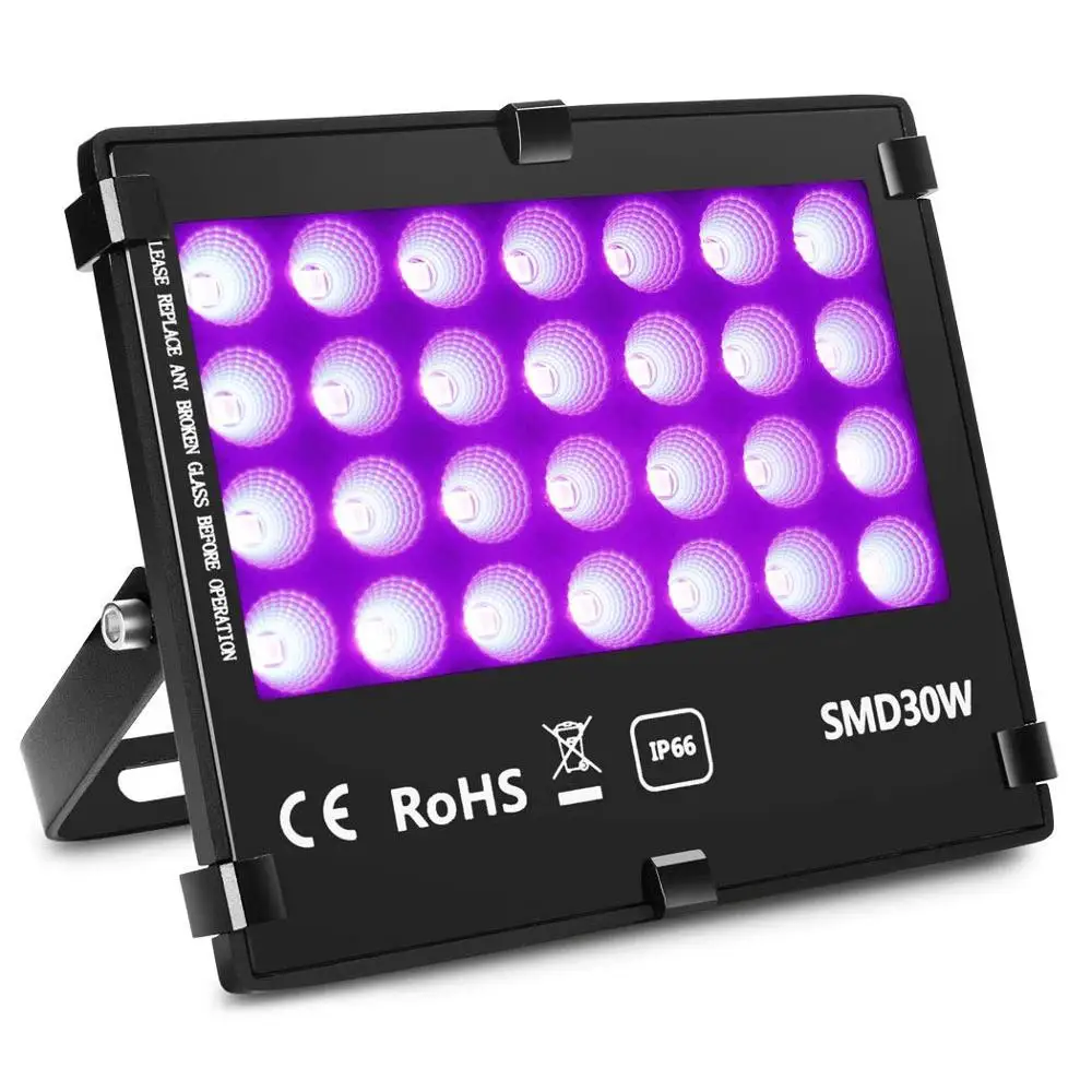 [Seven Neon] AC85 265V IP65 30 Вт черный свет УФ лампы DJ ночной Диско клуб вечерние неоновое
