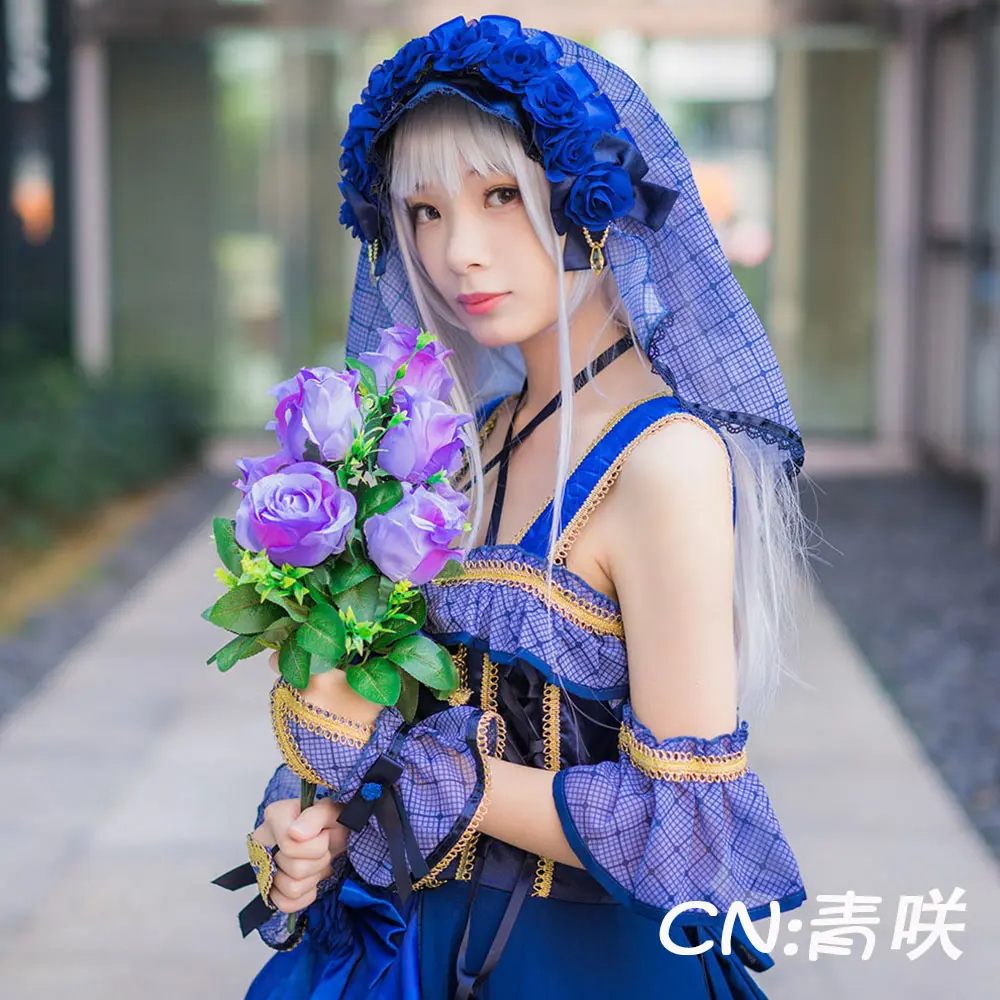 Костюм для косплея аниме взгляд! Minato Yukina Roselia 4-й одиночный 「 ONENESS 」 платья