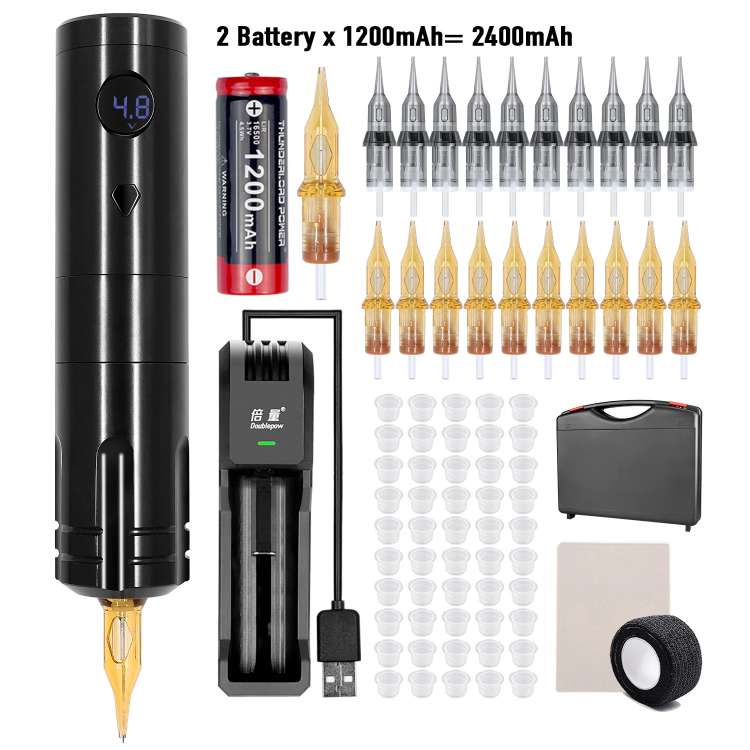 

Беспроводная тату-машинка, Вращающаяся ручка, тату-машинка для бровей, Перманентный макияж, тату-машинка для художников, беспроводная тату-...