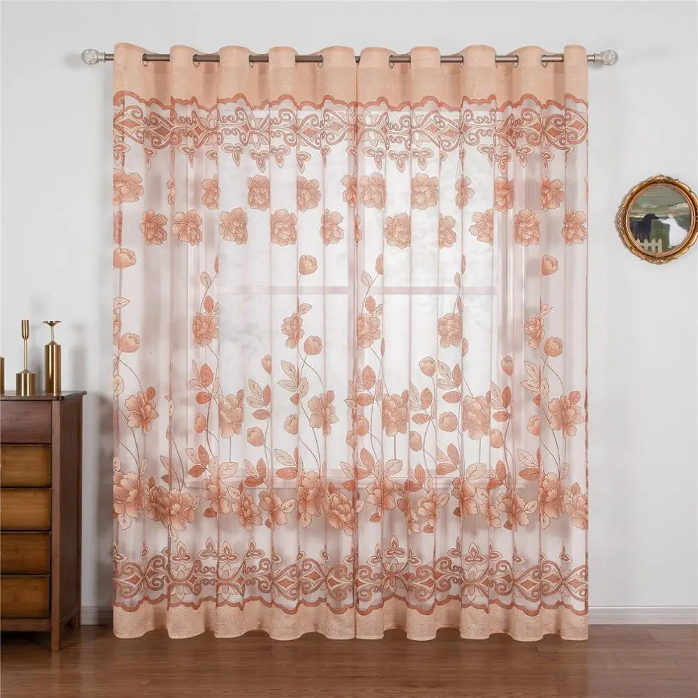 YokiSTG жаккардовые отвесные шторы для гостиной спальни кухонные занавески тюль