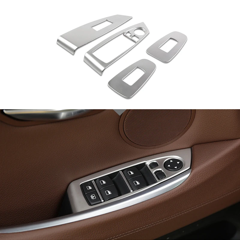4 стальные кнопки для дверных и оконных подъемников Обшивка Рамы BMW 5 серии GT F07 10
