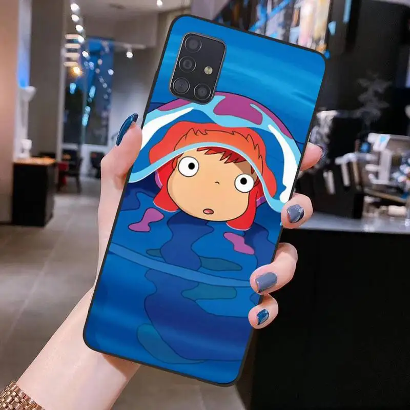 

Cartoon Ponyo on the Cliff Soft Phone Cover for Samsung S20 plus Ultra S6 S7 edge S8 S9 plus S10 5G lite 2020