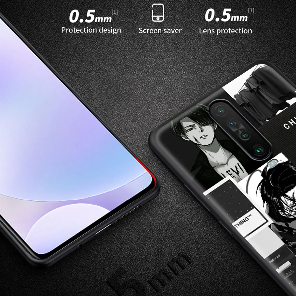 Anime Attack On Titan Silicone Phone Case For Xiaomi Redmi Note 9S 9 8 Pro 10 K40 9C 9A Note 8 8T 7 9T Back Cover Coque Fundas