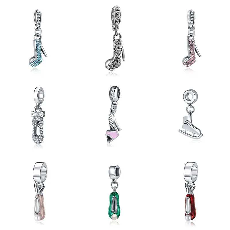 DIY обувь с кристаллами браслет очарование принцессы bijoux серебро Духи mujer originales