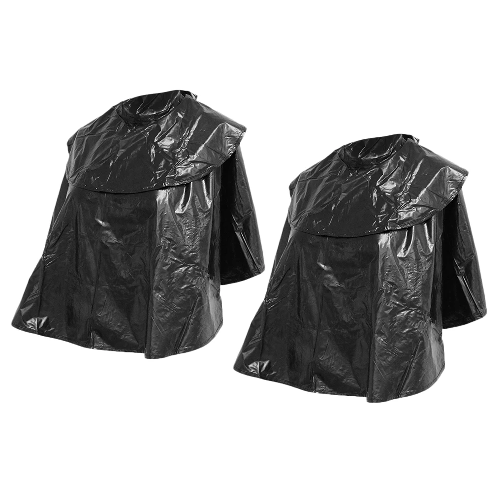 

2x Waterproof Hair Cutting Cape Barber Capes Gowns Wrap Protect Cloth Apron
