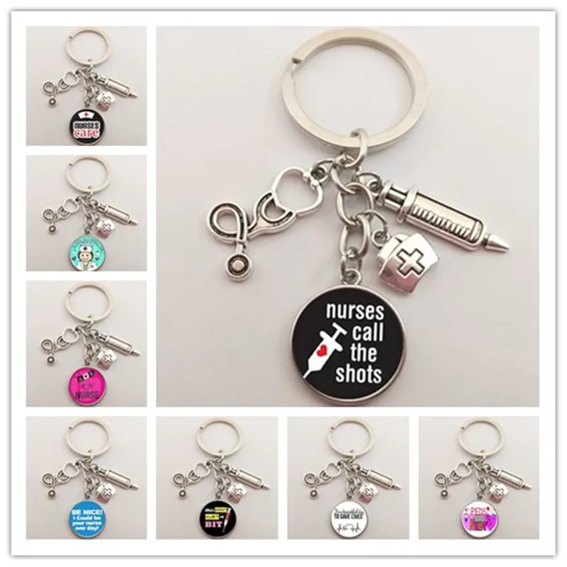 Модный красивый звонок в виде ангела значок шаблона мини-брелок для медицинской