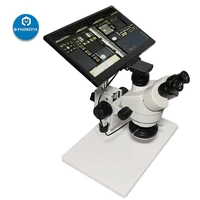 10x 150x integrated trinocular microscope 13 3 hd lcd pcb motherboard repair usb microscope digital electronic video microscope