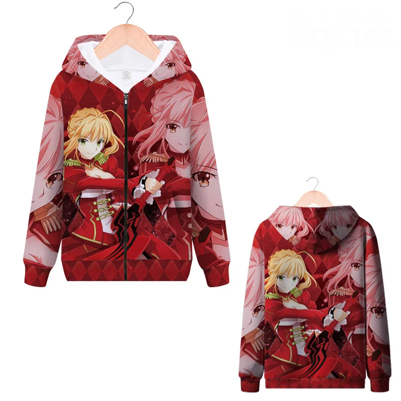 3 Fate/Stay Night Saber Altria Pendragon Jeanne d'Arc куртка для косплейный костюм с капюшоном для мужчин и женщин свитшот на молнии с капюшоном уличная - Color: 3