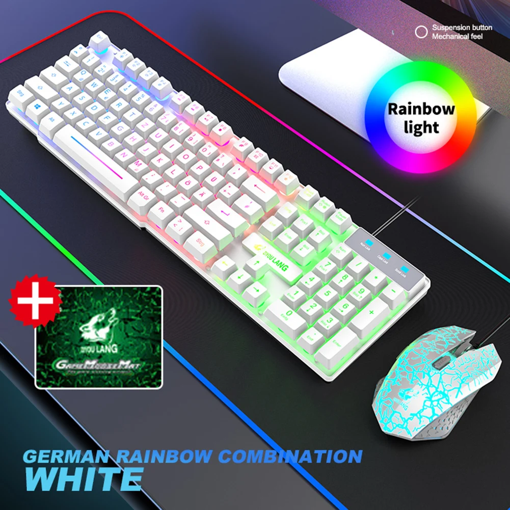 

Проводная USB-мышь T13 с подсветкой, 2400DPI