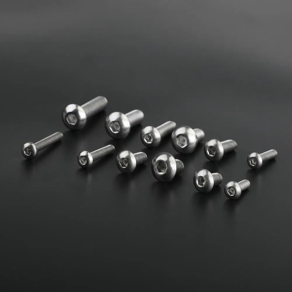 Areyourshop 325 шт. M3 M4 M5 304 набор винтов с шестигранной головкой из нержавеющей стали |