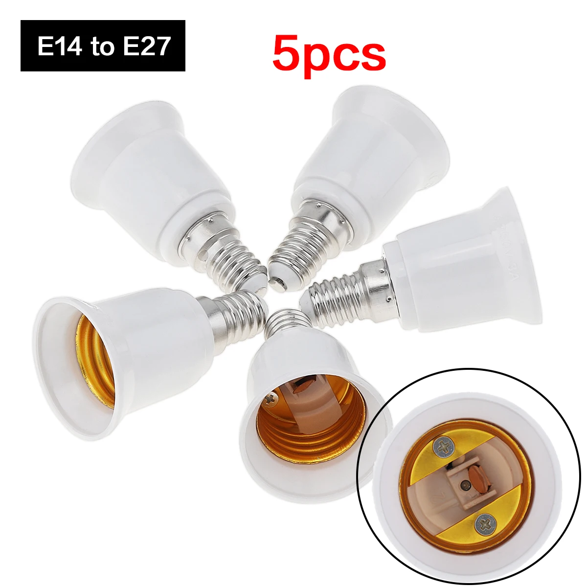 5 шт./компл. Светодиодная лампа держатель Базовый адаптер универсального