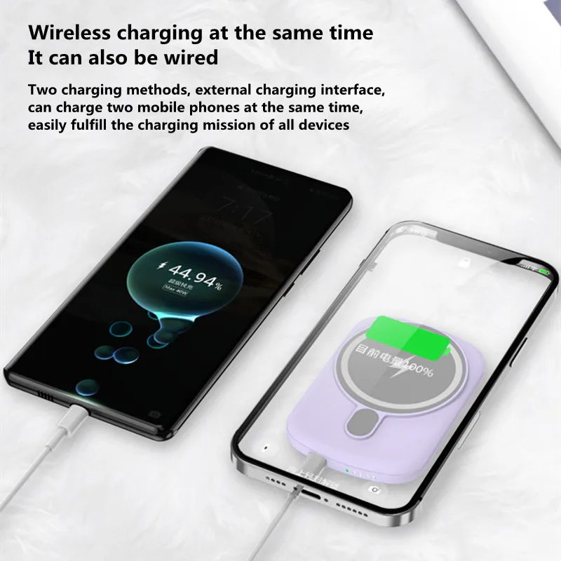 magnetic power bank 20w fast charging 10000mah external battery for apple iphone 13 12 mini huawei xiaomi 15w wireless charger free global shipping