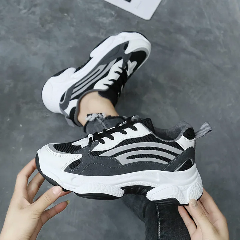 Обувь увеличивающая рост Женские кроссовки на массивной платформе Новинка