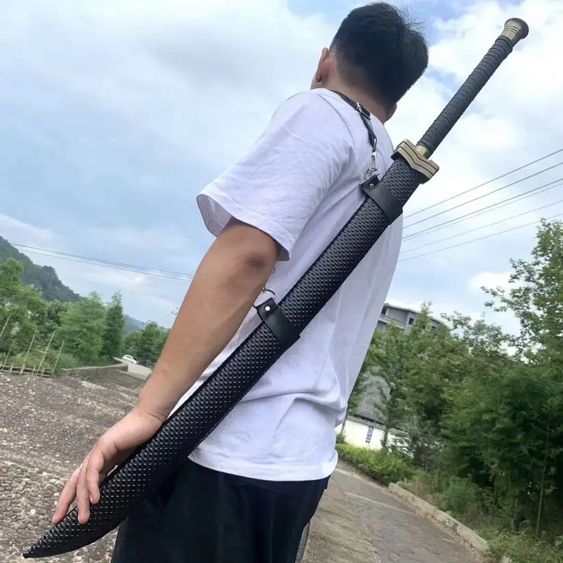 Ручной работы ушу палаш меч Glaive Закал клинок из марганцевой стали Falchion ножа Sharp |