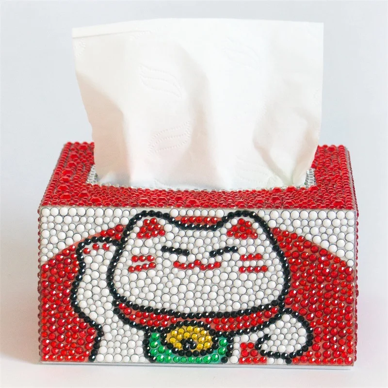 Бумажная коробка Hello Kitty для спальни столовой гостиной туалета | Игрушки и хобби