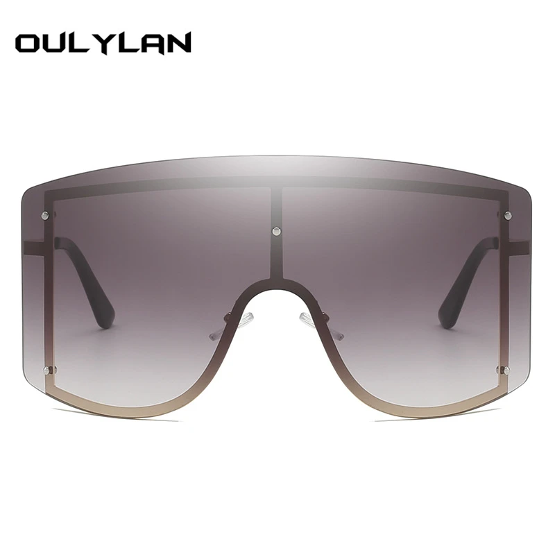 Солнцезащитные очки женские градиентные без оправы UV400|Женские солнцезащитные