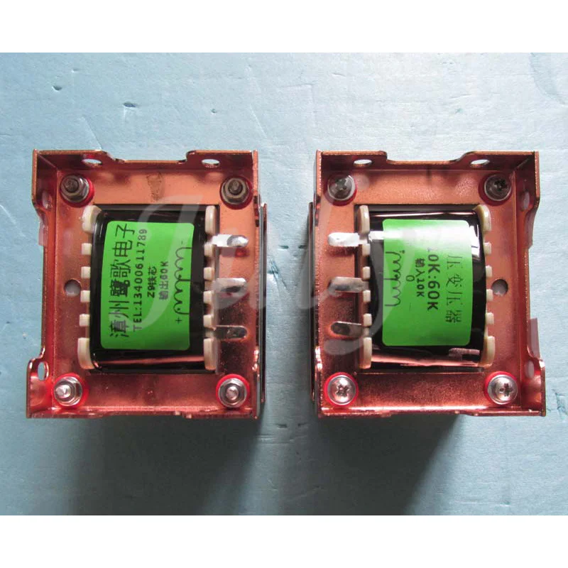 

Полностью сбалансированный широкодиапазонный трансформатор сигнала 10K:60K, 30 мА, переменный и постоянный ток, 20 гц-25 кгц-0,5 дБ, 27 кгц-1 дБ