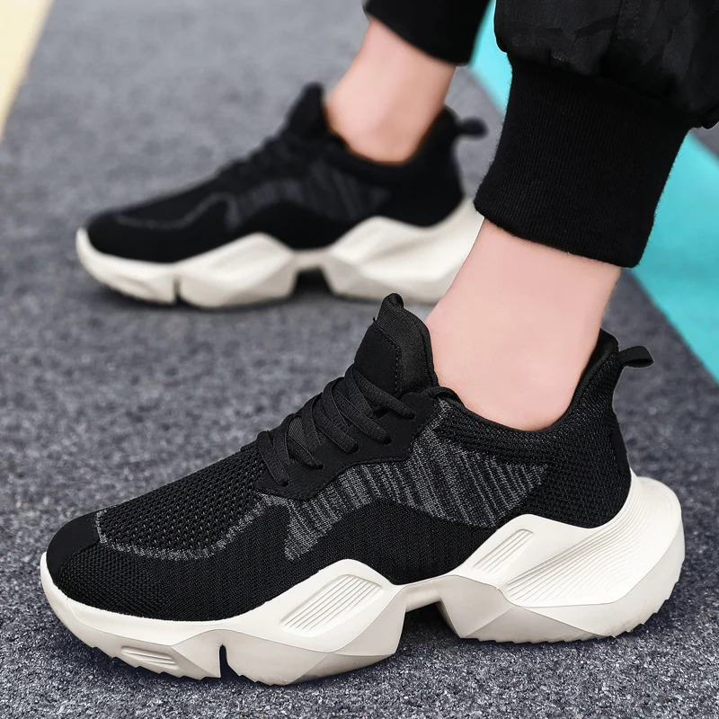 Белые кроссовки для вязания Повседневная обувь Распродажа zapatos man de 2020