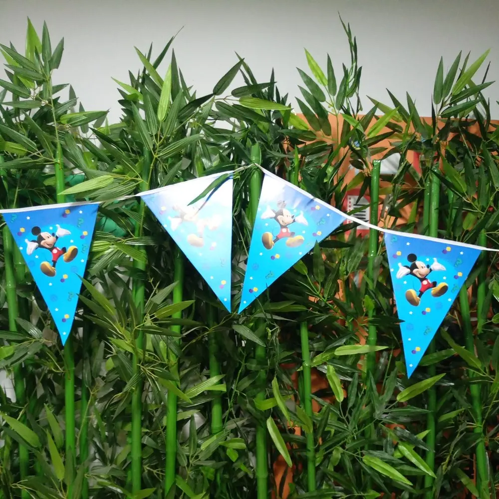 Детские вечерние баннеры с изображением Микки Мауса для дня рождения | Дом и сад
